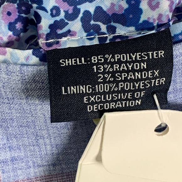 Tailorbyrd Blazer Jacket Men 42R Windowpane Sport Coat Floral Lined NEW - Picture 10 of 16